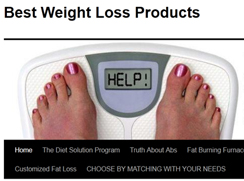 One place where you can very the top selling weight loss products can be reviewed and bought